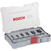 Bosch - Werkzeugset PRO Nutfräser-Set, Schaft 2607017465 6 mm, 6-tlg