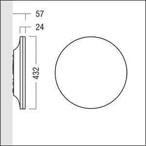 Zumtobel Group - Decken - /Wandleuchte LED - Wand - u. Deckenleuchte CAELA RLS  #60817680 940