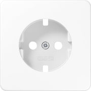 Jung - Abdeckung/Bedienelement für Installationsschalterprogramme Zentralplatte CD 1520 BFPL WW f. SCHUKO-Steckdose