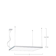 Lightnet - Pendelleuchte LED-Pendelleuchte CP6AEE-830H-Q600-K 3000K, d/i