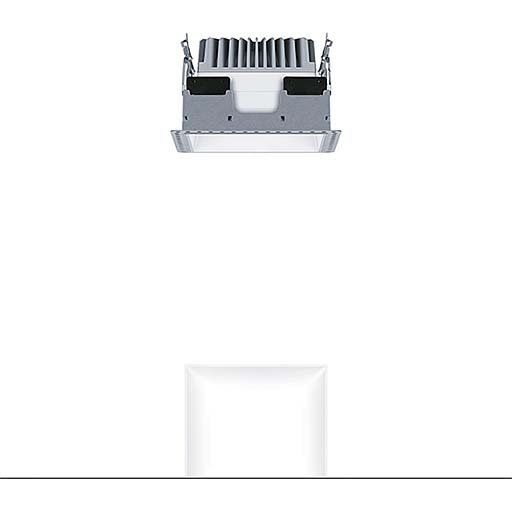 Zumtobel Group - Downlight/Strahler/Flutlicht LED-Einbauleuchte P-INF Q #60818201 4000K