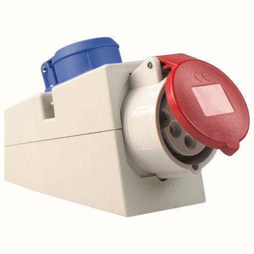 Bachmann - CEE-Steckdosen-Kombination (IEC 60309) Wand-Kombidose rt 910.002 nach IEC309