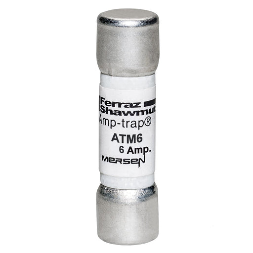 Mersen - Zylindrische Sicherung Sicherungseinsatz Midget ATM6 6A/600V 10x38 − 10 Stück