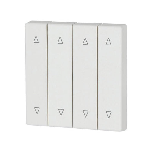 Eaton - Abdeckung/Bedienelement für Installationsschalterprogramme Wippe 4-fach CWIZ-04/51 weiss glänzend Jalo