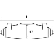 HellermannTyton - Verbindungs-/Übergangsmuffe Verbindungsmuffe i-0 / SF-PUR-BK 5x2,25