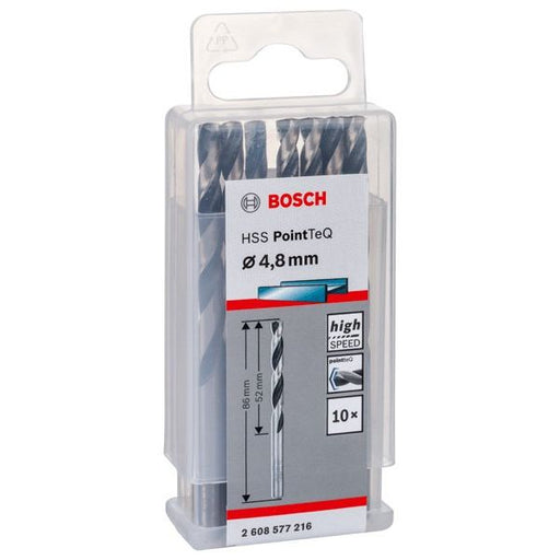 Bosch - Bohrer Metallspiralbohrer HSS 2608577216 PointTeQ DIN 338 4,8