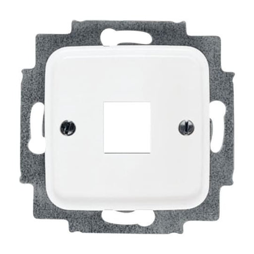 Busch-Jaeger - Einsatz/Abdeckung für Kommunikationstechnik Zentralscheibe aws 2561-214 für 1 Modular Jack