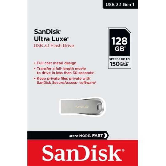Sandisk - Speichermedium digital USB 3.1 Stick 128GB SDCZ74-128G-G46 Sandisk,Ultra Luxe