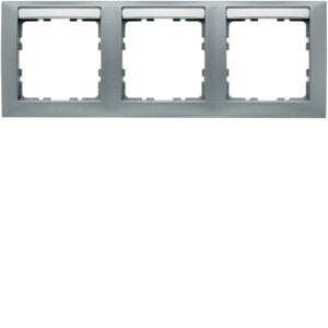Berker - Abdeckrahmen Rahmen 3fach alu lack 10239959