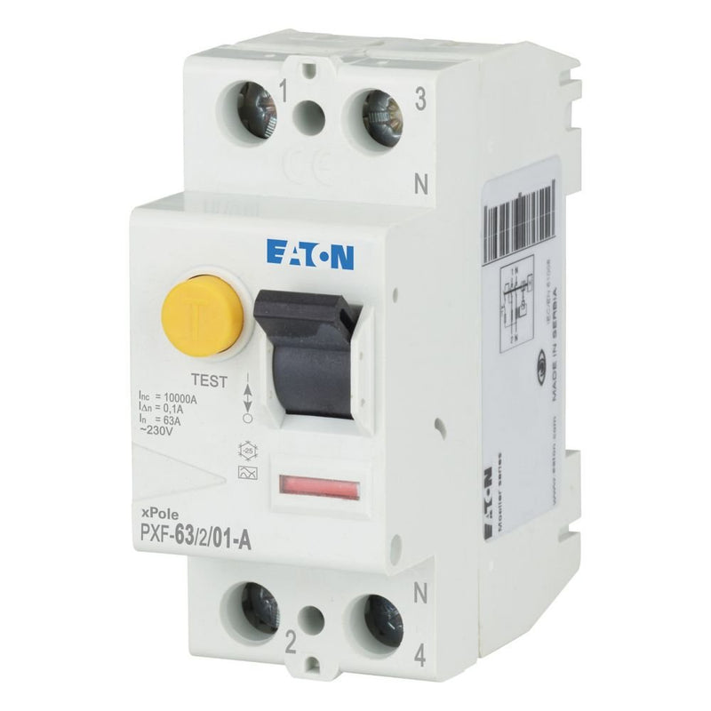 Eaton - Fehlerstrom-Schutzschalter FI-Schutzschalter PXF-63/2/01-A 63A 2p, 100mA
