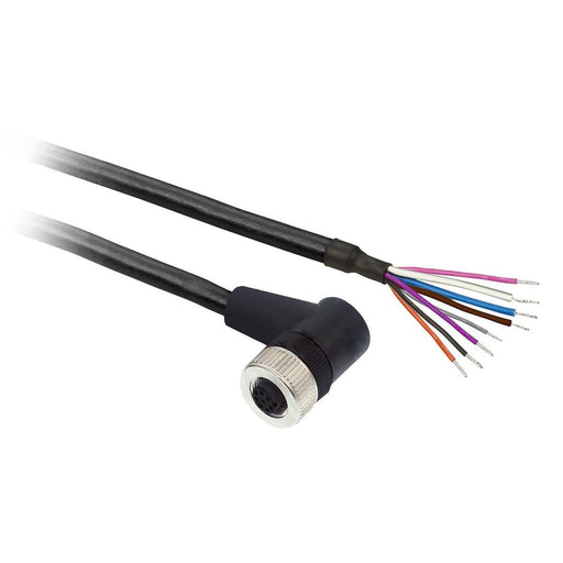 TMSS - Konfektioniertes Sensor-Aktor-Kabel Verbindungskabel-PUR 10m XZCP53P12L10 BuM12 8P abgewinkelt