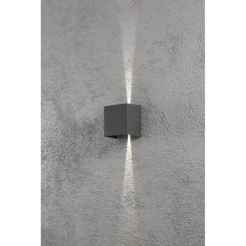 Gnosjö Konstsmide AL - Decken-/Wandleuchte LED-Wandleuchte 7959-370 anthrazit
