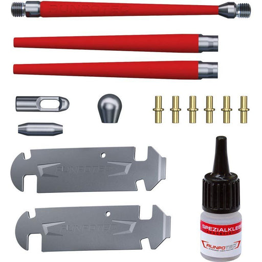 Runpotec - Zubehör/Ersatzteile für Kabeleinziehsystem Reparatur-Set GF3 20819 Glasfaserstab 3 mm