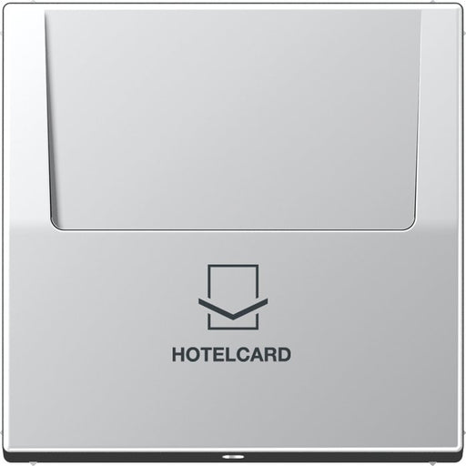 Jung - Abdeckung/Bedienelement für Installationsschalterprogramme Hotelcard-Schalter alu AL 2990 CARD ohne Taster-Einsatz