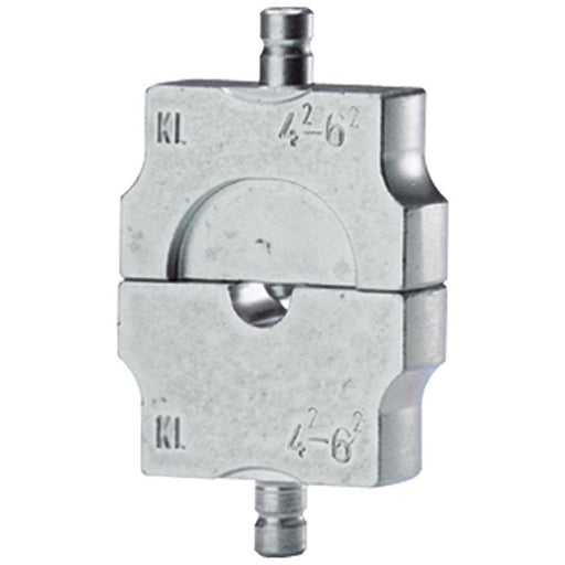 Klauke - Einsatz für Presswerkzeug Kabelschuhe/Verbinder, Aderendhülsen, Schirmanschluss Presseinsatz HN 4, 10 mm² HN410 Serie 4