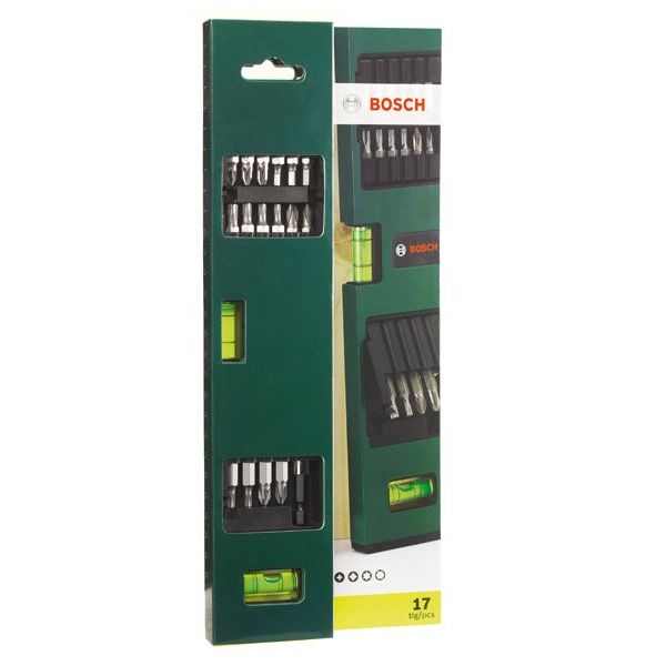 Bosch - Bit-Set Schrauberbit-Set mit 2607017070 Wasserwaage