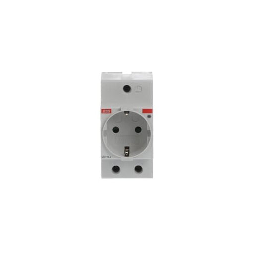 ABB Stotz S&J - Steckdose Reiheneinbau Steckdose M1175-L lichtgrau, RAL 1173