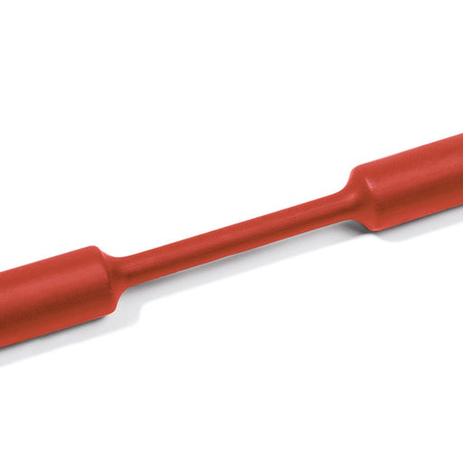 HellermannTyton - Schrumpfschlauch Warmschrumpfschlauch 2:1 305-01202(100) rot 100 m Rolle − 100 Meter