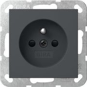 Gira - Steckdose Steckd. Erdstift+SH 448528 Anthrazit