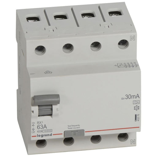 Legrand - Fehlerstrom-Schutzschalter Fehlerstromschutzschalter Legrand 402076 63A, 4-polig, 30mA