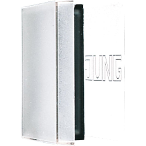 Jung - Abdeckung/Bedienelement für Installationsschalterprogramme Haube mit Einlage LS 990 NA GL PL für Schrift 66x66mm
