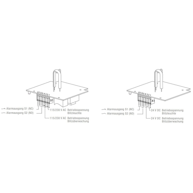 Pfannenberg - Blitzleuchte Blitzleuchte QUADROF1#21041805601 24DC, 7,5J, IP66, rt
