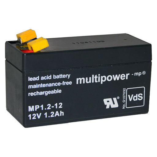 Hückmann - Blei-Akkumulator Multipower Blei-Akku 123578 MP1,2-12 Pb12V/1,2Ah