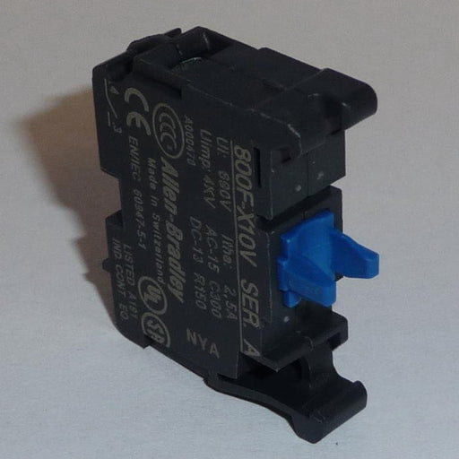 Rockwell - Hilfsschalterblock 1S 1MA QUADCONNECT 800F-X1 800F-X10V 0V