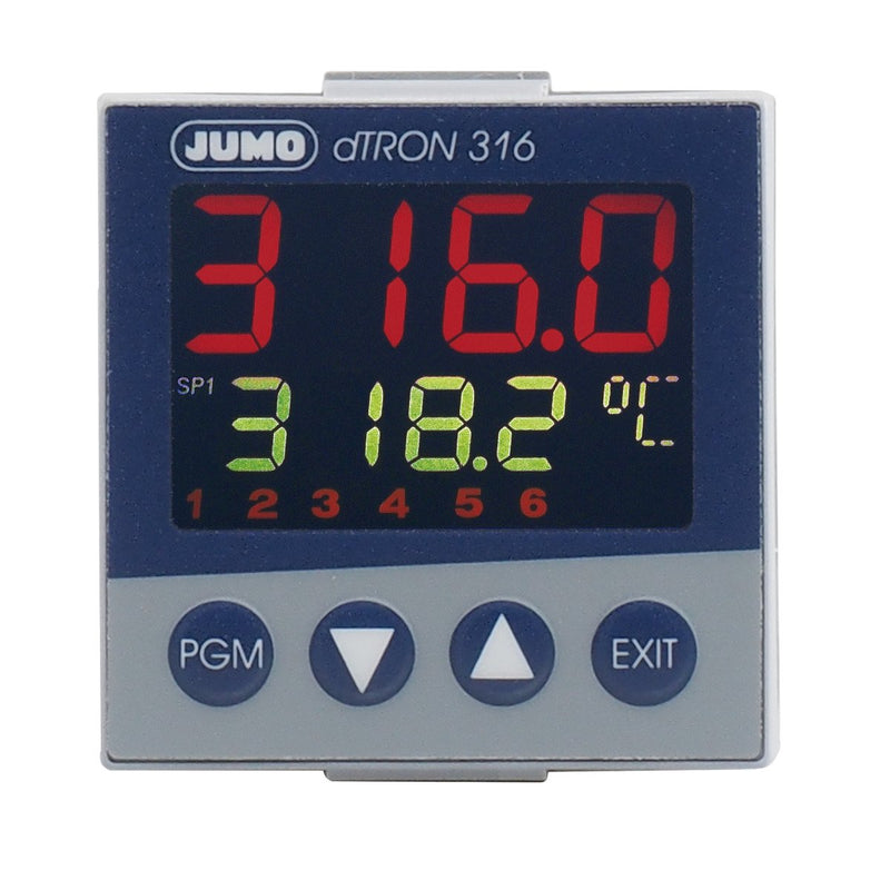 Jumo - Temperaturüberwachungsgerät Kompaktregler 00441999 Regelb. -200..+850C
