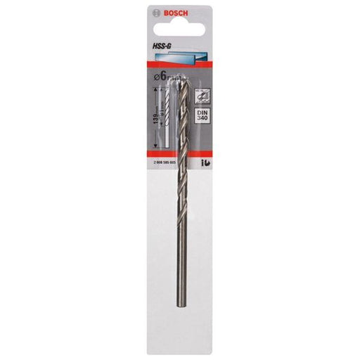 Bosch - Bohrer Metallbohrer HSS-G, DIN 2608595685 340 6 x 91 x 139 mm