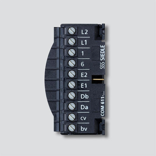 Siedle&Söhne - Zubehör/Ersatzteile für Türkommunikation Klemmblock COM 611 Schwarz