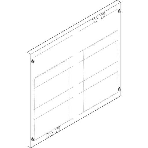 ABN - Abdeckung für Verteilerfeld Abdeckplatte FAP23512N 500x450mm 2FB/3RENH1