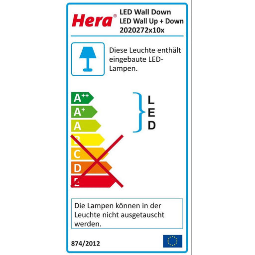 Hera - Downlight/Strahler/Flutlicht LED-Wandeinbauleuchte 20202722108