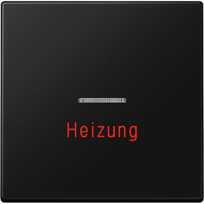 Jung - Abdeckung/Bedienelement für Installationsschalterprogramme Wippe 1-fach LS 990 H SWM graphitschwarz matt