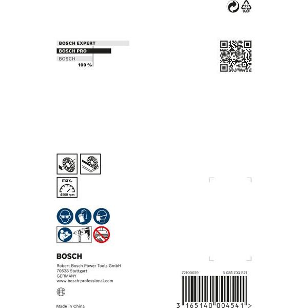 Bosch - Rotierende Drahtbürste PRO Metal clean 1609200273 Scheibenbürste