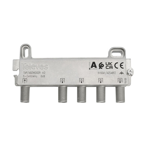 Televes - Abzweiger und Verteiler Abzweiger 4f AZS420FZ 20 dB, 5-2400 MHz