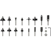 Bosch - Werkzeugset PRO Nutfräser-Set, 2607017471 gemischt Schaft 6 mm
