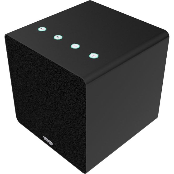 WHD - Lautsprecher Highend-Streaminglautspr. QubeXLS sw HiFi m.WLAN/BT