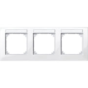 Merten - Abdeckrahmen M-PLAN-Rahmen 3f. 514319 beschriftbar, waager
