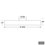 LTS Licht&Leuchten - Decken-/Wandleuchte LED-Anbauleuchte PLL 26.100 #640136 PLL 830 DALI ws