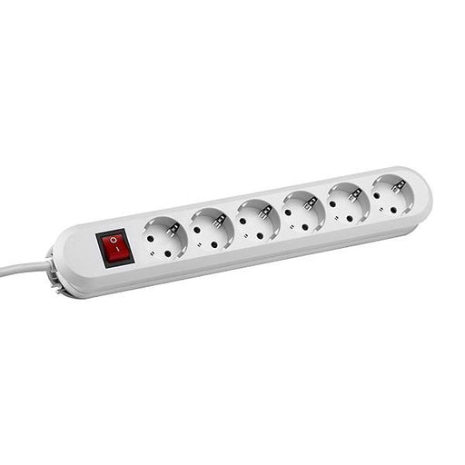 Bachmann - Mehrfachsteckdose Tischsteckdose 6f. 381.252K 5,00m ws