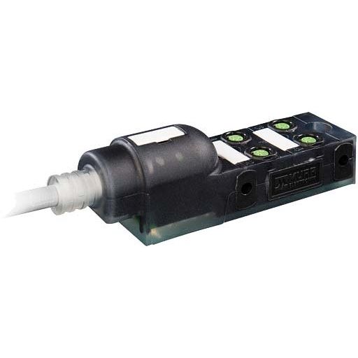 Murrelektronik - Passiver Sensor-/Aktor-Verteiler (mit Leitung) Verteiler Exact8 4xM8 8000-84010-3341500 3-pol. Ltg.fest 15m