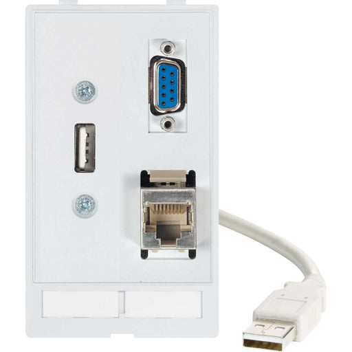 Murrelektronik - Einsatz/Abdeckung für Kommunikationstechnik Frontplattenschnittstelle 4000-68000-1400000 USB A, RJ45