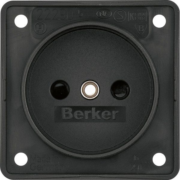 Berker - Steckdose sw 9619405 ohne Schutzkontakt