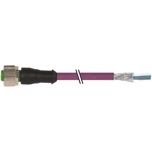Murrelektronik - Rundsteckverbinder, feldkonfektionierbar (Industriesteckverbinder) Steckverbinder 7000-13225-8031000 M12 Bu.geschirmt