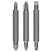 Bosch - Bit-Set Doppelklingenbit-Set, 2607001745 3-teilig PH1 PZ1 S