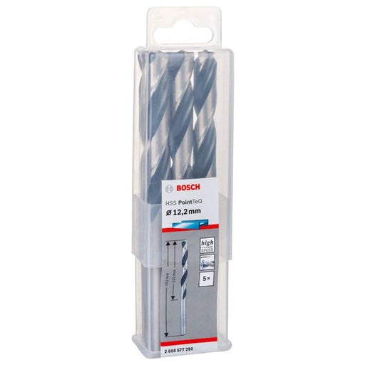 Bosch - Bohrer Metallspiralbohrer HSS 2608577290 PointTeQ DIN 338