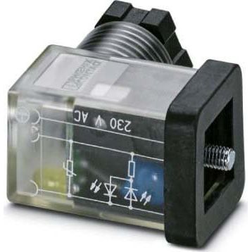 Phoenix Contact - Ventilstecker (feldkonfektionierbar) Ventilstecker SACC-VB-3CO #1452314 3-pol. BauformC 1LED