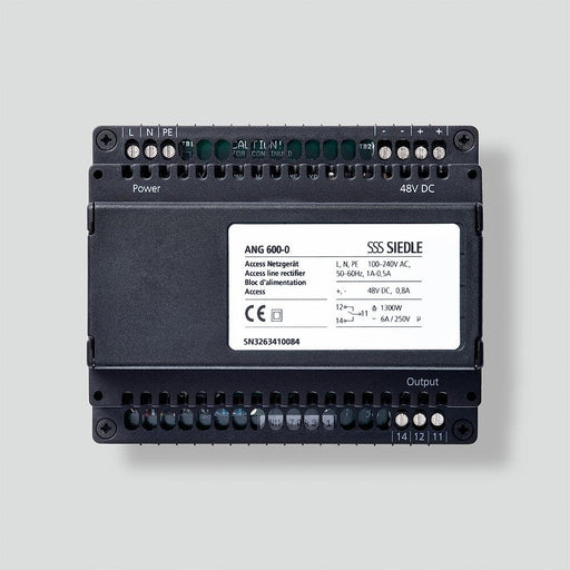 Siedle&Söhne - Netzgerät für Türkommunikation Access Netzgerät ANG 600-0 100-240VAC schwarz − 1 Stück