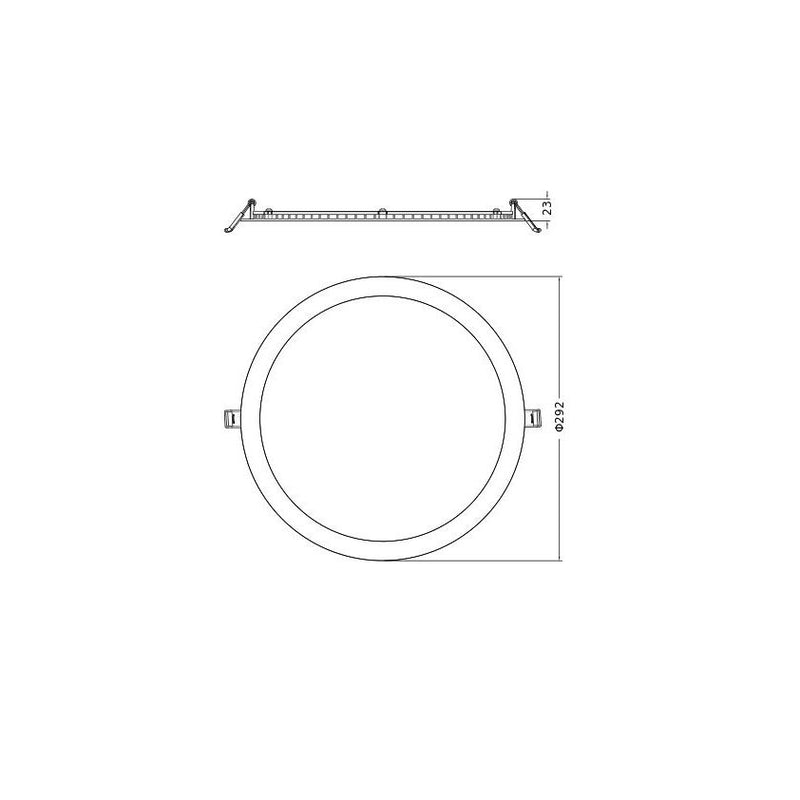 Ledvance - Downlight/Strahler/Flutlicht LED-Downlight DLSLIMD280V25W/ML-MC 840